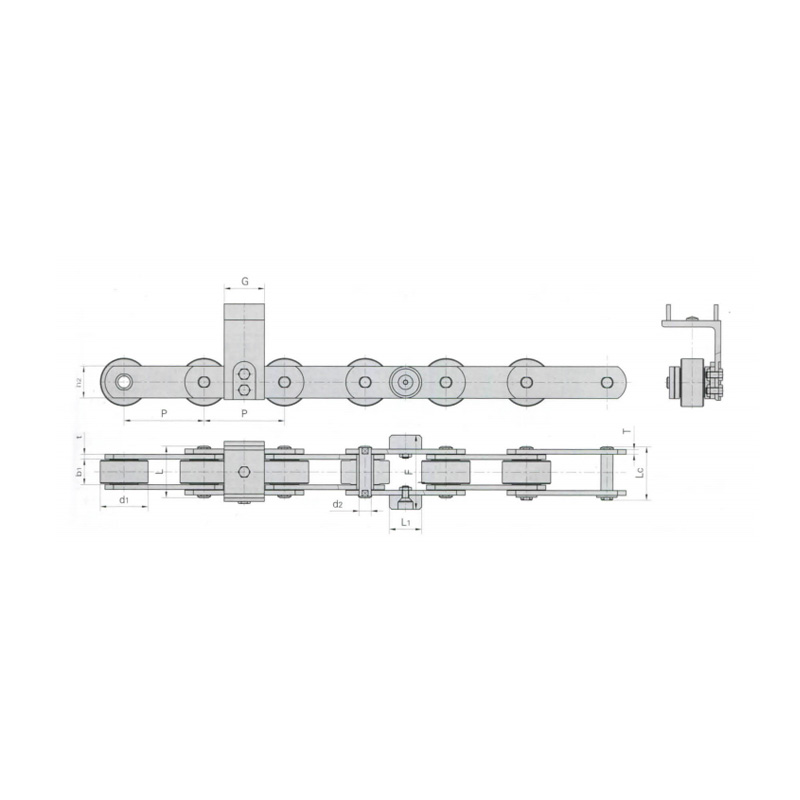 Lanț transportor pentru linia de producție de automobile